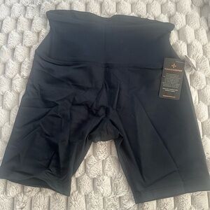 Tommie Copper Black Lower Back Support Shorts